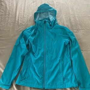 Womens.  Columbia Green Raincoat Jacket. Barely Worn. Size Small.
